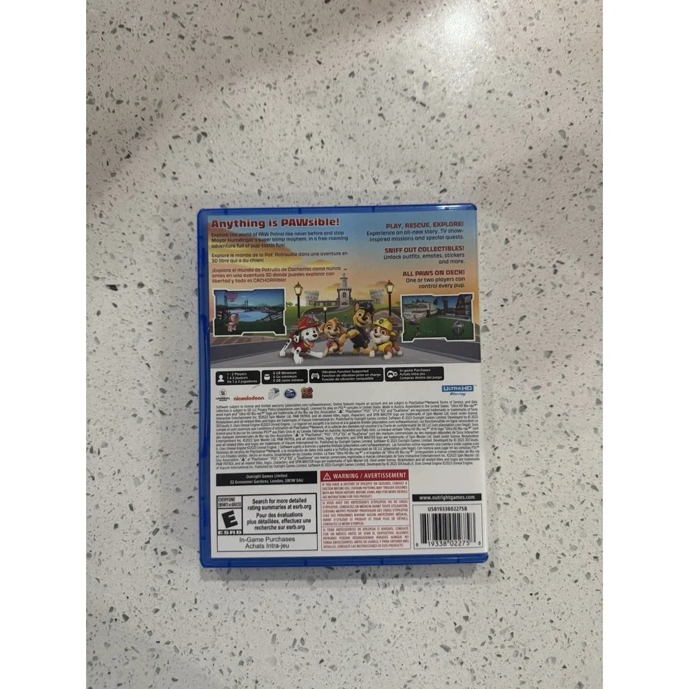 Paw Patrol WORLD PlayStation 5 Used And Tested